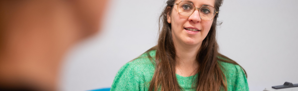 Jorine biedt steun en houvast